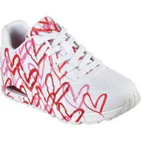 SKECHERS Chaussures de sport 155507-WRPK Spread The Love blanc r. 38.5
