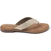Lazamani Teenslippers Teenslippers - Goudkleur - Maat 37