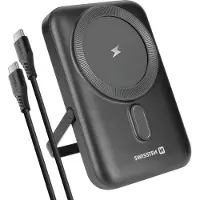 Swissten Powerbank 10 000 mAh, 20 W, PD, compatible MagSafe, noir 22013974