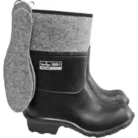 Lemigo Bottes en feutre pour hommes Foam Eva Taille 45 Noir 804