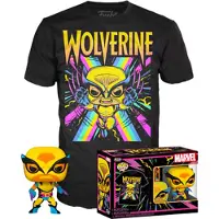 Funko POP! Pop! Figurki Marvel - Wolverine Black Light z T-shirtem POP & Tee