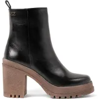 Lazamani Bottines en cuir pour femme Rowan Noir taille 39