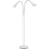 LUCANDE Lampadaire , Medira, Blanc, Salon / séjour, Métal, Moderne
