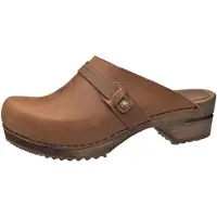 Sanita Sabot Sanita Women Wood Ursana Open Châtaigne-Taille 36