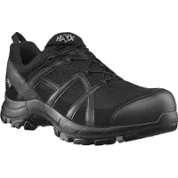 Haix unisexe S3 Chaussures de sécurité Black Eagle Safety 40 Low noir Taille UK 4,5 (UE 37) (S3, 37)
