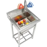 Vevor Évier Cuisine Utilitaire Commercial en Acier Inoxydable