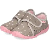 Superfit Chaussons - Tacheté - Gris/Rose av. Étoiles - - 25 - Chaussons