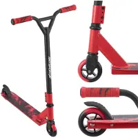 ArtSport Scooter cascadeur Red Smoke en Rouge Noir