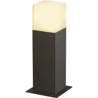 SLV lampadaire moderne Grafit 30 anthracite Abat-jour synthétique optique verre fumé