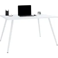VCM Ordinateur de bureau Table de bureau Skandanivischer Retro Look Salia 80x50 cm