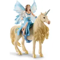 Schleich bayala 42508 Chevauchée d'Eyela sur la licorne dorée 42508
