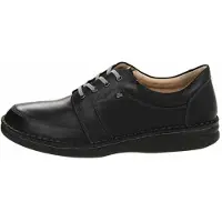 Finn Comfort Chaussure à lacets 'Schnürschuh Herren 01111 060099 Echtleder in schwarz' noir