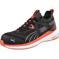 Puma Chaussures de sécurité Turbo noir/rouge basses S1PS conformes à la norme EN ISO 20345:2022 S1PS ESD FO HRO SR noir Taille 43
