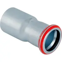 Geberit Throat Mapress acier au carbone avec terminal d'insertion 76.1 x 42 mm (22330) (Raccord à sertir)