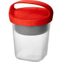 Koziol BUDDY Boîte à goûter avec couvercle - 0,5 l -rouge