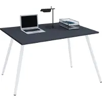 VCM Bureau Ordinateur Table Bureau Table Skandanivischer Retro Look Salia 110x50 cm