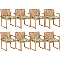 Beliani Chaise de jardin verte Sassari Ii Lumarko