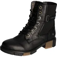 Mustang Bottines à lacets noir