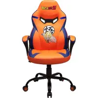 Subsonic Dragonball Super Saiyan - Chaise de jeu junior, Chaise gaming, Bleu, Noir, Orange