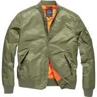 Vintage Industries Welder, veste en textile ,Clair Olive ,M