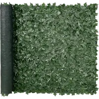 Vevor Haie Artificielle 150x249 cm Brise Vue Clôture de Lierre Artificiel Intimité Support en Tissu Maillé et Joint Renforcé Déco Fausses Feuilles pour Jardin
