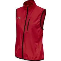 Newline Gilet de sport gris / rouge foncé / noir