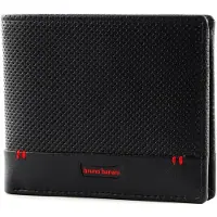 Bruno Banani Cuir porte-monnaie Wallet Black noir