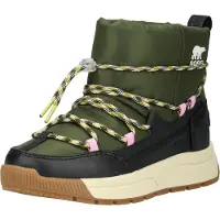 Sorel - Bottes d'hiver imperméables à enfiler - Whitney III Slip-On WP W Utility Green Black pour Femme en Nylon - Taille 36,5 - Kaki