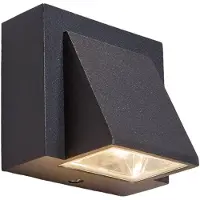LUCANDE Luminaires d'extérieur , MARIK, Noir, Balcon, Métal, Moderne