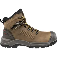 Puma Botte de sécurité Iron HD brown mid S3S conforme à la norme EN ISO 20345:2022 S3S FO LG SR marron taille 45