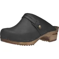 Sanita Sabot Sanita Women Wood Ursana Open Noir-Taille 35