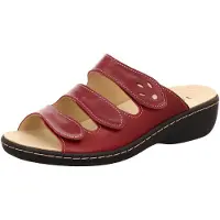 Longo Mule 'Pantolette Damen 1006394 Rauleder in rot' rouge