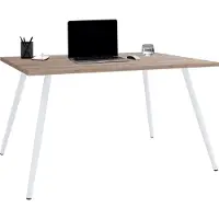 VCM Ordinateur de bureau Table de bureau Skandanivischer Retro Look Salia 110x80 cm
