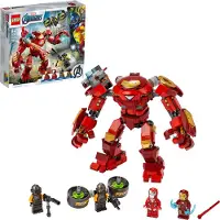 LEGO 76164 Marvel Avengers Iron Man Hulkbuster vs. Agent A.I.M., figurine Mech articulée, jouet pour enfant, figurine d'action