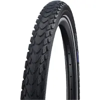 Schwalbe Pneu Pliable - Marathon Mondial - Evolution | Addix | DD - V-Guard | E-25 - 28x1.60'' | Black Reflex