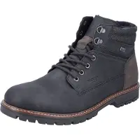 Rieker Bottines à lacets taupe / noir