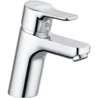 Kludi PURE&EASY Mitigeur monocommandé pour lavabo, hauteur de bec 70mm, sans garniture d'écoulement, chrome, 370280565