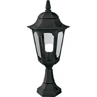 Elstead Lighting Lampe d'extérieur sur socle, noire, E27, 60 W, Parish Elstead