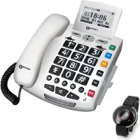 Doro Téléphone Fixe Geemarc Serenities - White
