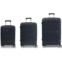 Gabol Ensemble de bagages 'Midori' bleu foncé / noir
