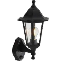 LINDBY - Nane Applique Murale d'Extérieur w/Sensor Black