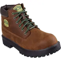 SKECHERS John Deere: Sergeants - Dozer Veterschoenen Hoog - Donkerbruin - Maat 42