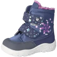Pepino by Ricosta Bottes de neige 'Milena' bleu marine / bleu-gris / violet / blanc