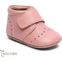 Bisgaard Chaussures en cuir à semelle souple - Rose av. Pointell - - 19 - Chaussons en Cuir