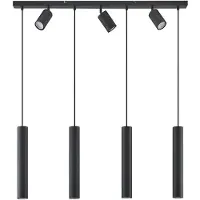 LINDBY Suspension , Sanad, dimmable, Noir, Salon / séjour, Métal, Moderne