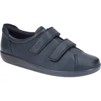 Ecco SOFT 2.0 Chaussures pour dames - mocassins confortables - chaussures basses bleues Loisirs NEUF