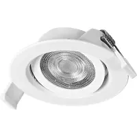 Osram Spot Set Spot LED encastrable, 4,9W, 2700K, spot de plafond 36°, blanc, aluminium/plastique, orientable, lot de 3