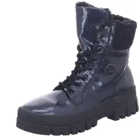 Rieker Bottines à lacets bleu marine