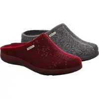 Rohde Bari : chaussures d'intérieur pour femmes, sandales, rouge, pour le quotidien