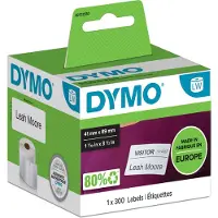 Dymo LabelWriter Petites Étiquettes pour Badges Nominatifs Authentiques Blanc (41 mm x 89